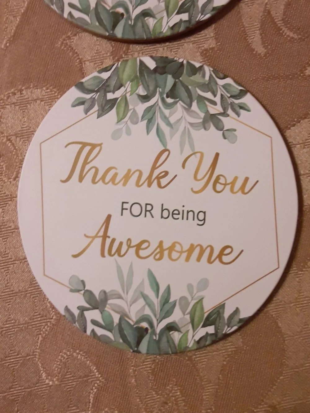 Thank You For Being Awesome Coaster Set